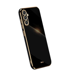 XINLI Straight Edge 6D Electroplate TPU Phone Case, For Samsung Galaxy A25 5G, For Samsung Galaxy S23 FE 5G, For Samsung Galaxy M54 5G