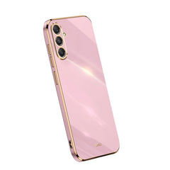 XINLI Straight Edge 6D Electroplate TPU Phone Case, For Samsung Galaxy A25 5G, For Samsung Galaxy S23 FE 5G, For Samsung Galaxy M54 5G