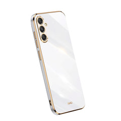 XINLI Straight Edge 6D Electroplate TPU Phone Case, For Samsung Galaxy A25 5G, For Samsung Galaxy S23 FE 5G, For Samsung Galaxy M54 5G