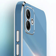 XINLI Straight Edge 6D Electroplate TPU Phone Case, For Samsung Galaxy A05, For Samsung Galaxy A05s, For Samsung Galaxy M34 5G