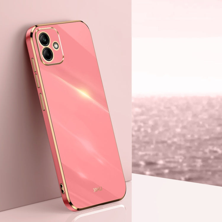 XINLI Straight Edge 6D Electroplate TPU Phone Case, For Samsung Galaxy A05, For Samsung Galaxy A05s, For Samsung Galaxy M34 5G