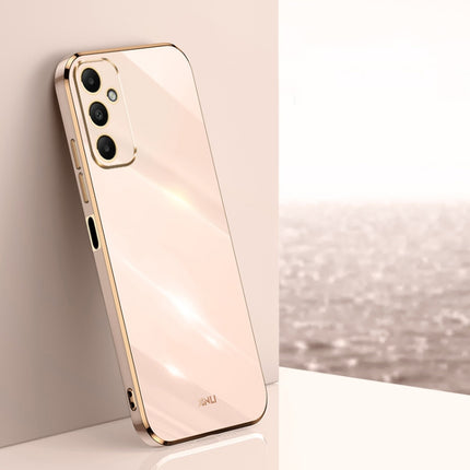 XINLI Straight Edge 6D Electroplate TPU Phone Case, For Samsung Galaxy A05, For Samsung Galaxy A05s, For Samsung Galaxy M34 5G