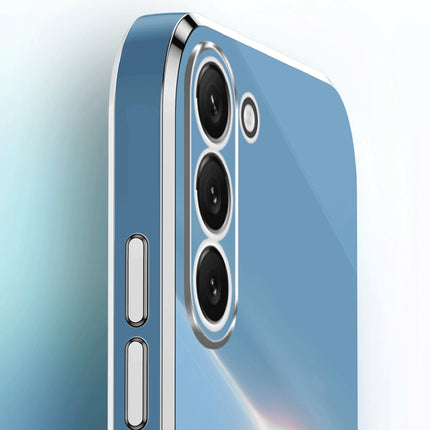 XINLI Straight Edge 6D Electroplate TPU Phone Case