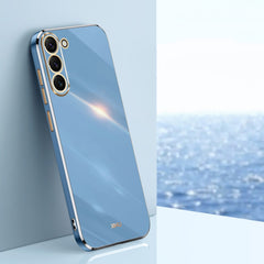 XINLI Straight Edge 6D Electroplate TPU Phone Case, For Samsung Galaxy A55, For Samsung Galaxy A35 5G, For Samsung Galaxy S24 Ultra 5G, For Samsung Galaxy S24+ 5G