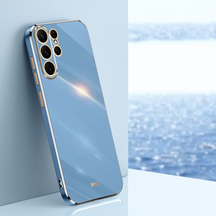 XINLI Straight Edge 6D Electroplate TPU Phone Case, For Samsung Galaxy A55, For Samsung Galaxy A35 5G, For Samsung Galaxy S24 Ultra 5G