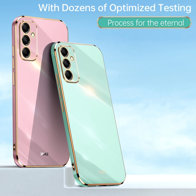 XINLI Straight Edge 6D Electroplate TPU Phone Case, For Samsung Galaxy A55, For Samsung Galaxy A35 5G, For Samsung Galaxy S24 Ultra 5G