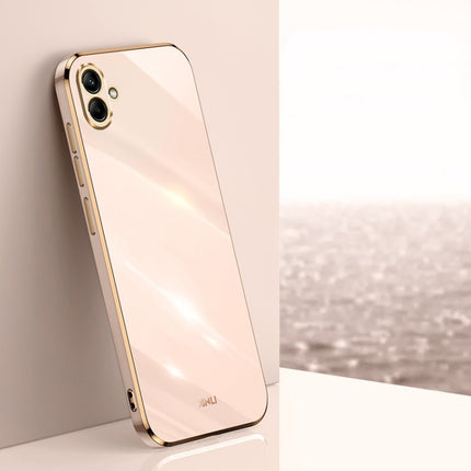 XINLI Straight Edge 6D Electroplate TPU Phone Case, For Samsung Galaxy F14 5G, For Samsung Galaxy M14 5G, For Samsung Galaxy A04e 4G