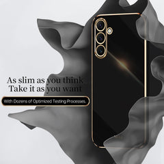 XINLI Straight Edge 6D Electroplate TPU Phone Case, For Samsung Galaxy A25 5G, For Samsung Galaxy S23 FE 5G, For Samsung Galaxy M54 5G