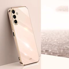 XINLI Straight Edge 6D Electroplate TPU Phone Case, For Samsung Galaxy A25 5G, For Samsung Galaxy S23 FE 5G, For Samsung Galaxy M54 5G