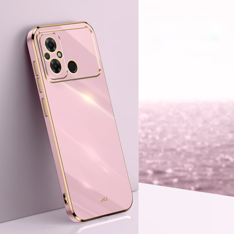 XINLI Straight Edge 6D Electroplate TPU Phone Case