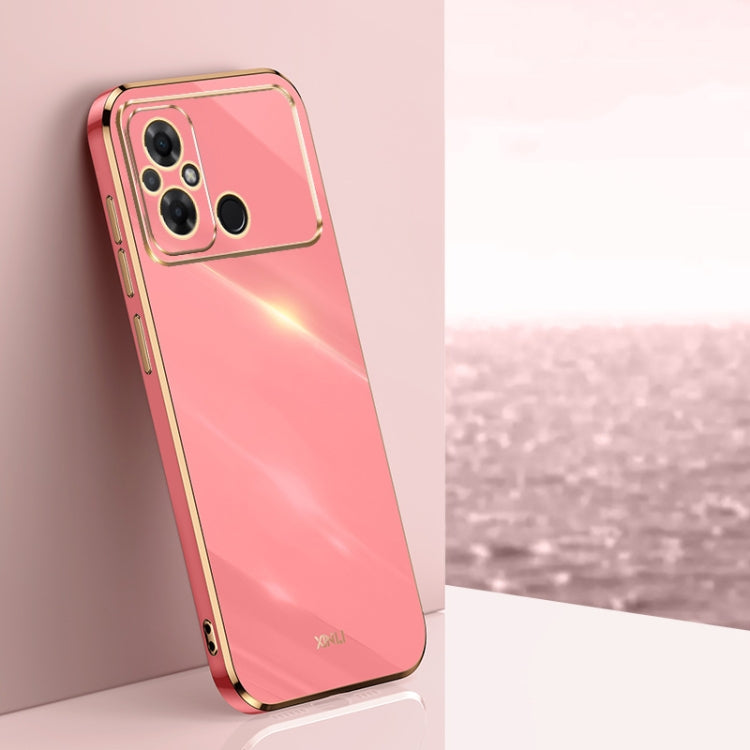 XINLI Straight Edge 6D Electroplate TPU Phone Case