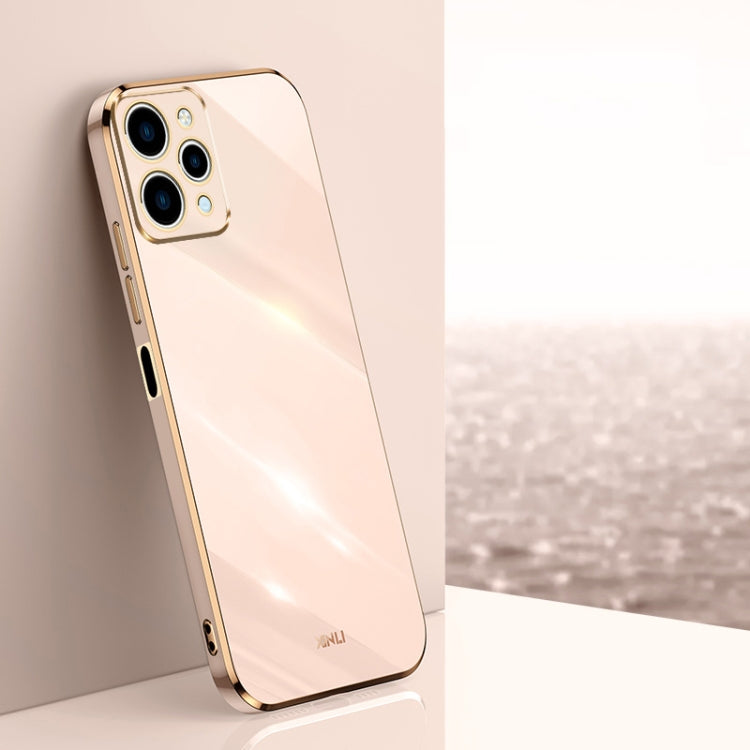 XINLI Straight Edge 6D Electroplate TPU Phone Case
