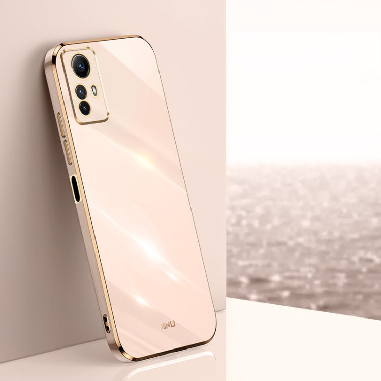 XINLI Straight Edge 6D Electroplate TPU Phone Case