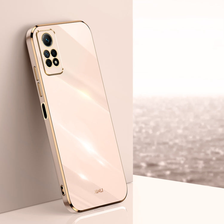 XINLI Straight Edge 6D Electroplate TPU Phone Case