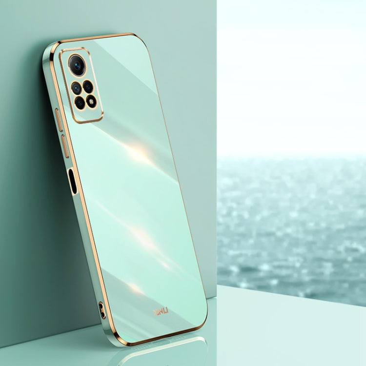 XINLI Straight Edge 6D Electroplate TPU Phone Case