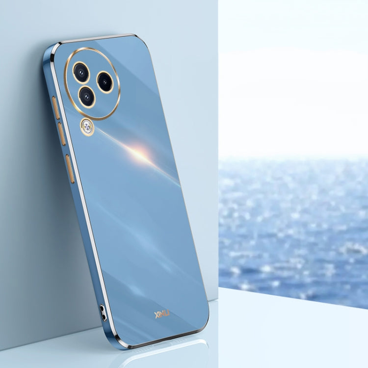 XINLI Straight Edge 6D Electroplate TPU Phone Case