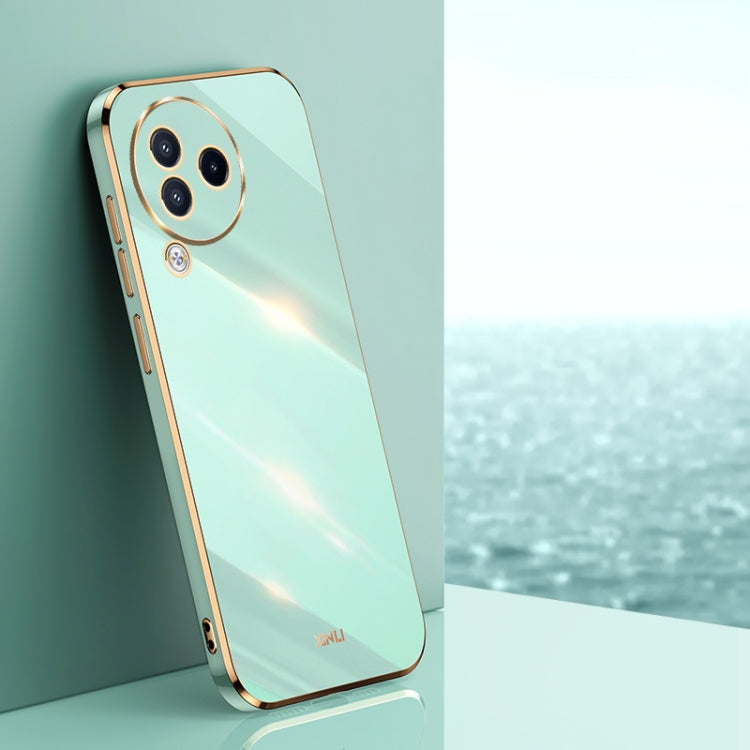 XINLI Straight Edge 6D Electroplate TPU Phone Case