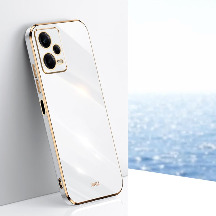 XINLI Straight Edge 6D Electroplate TPU Phone Case