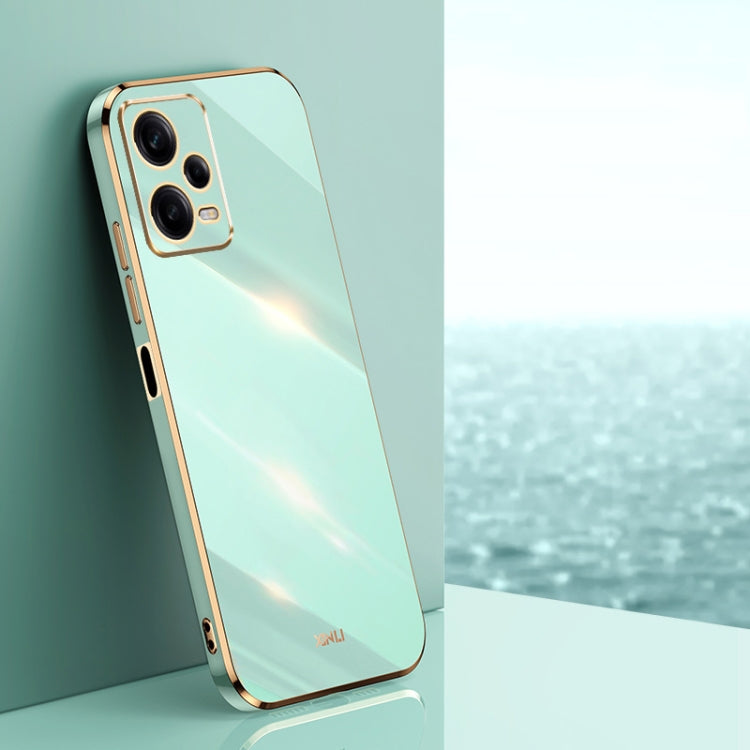 XINLI Straight Edge 6D Electroplate TPU Phone Case