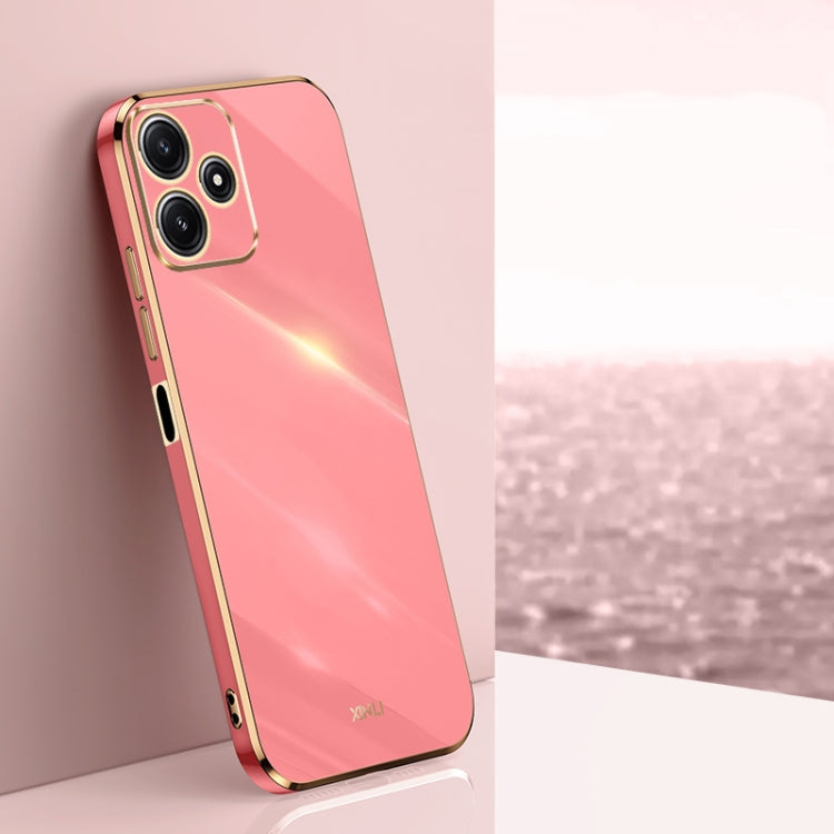 XINLI Straight Edge 6D Electroplate TPU Phone Case