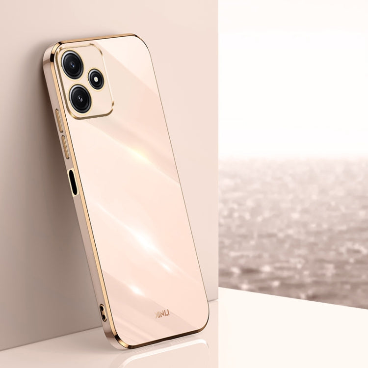 XINLI Straight Edge 6D Electroplate TPU Phone Case