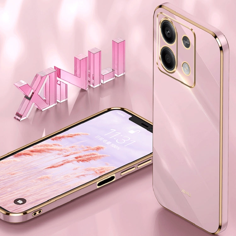 XINLI Straight Edge 6D Electroplate TPU Phone Case