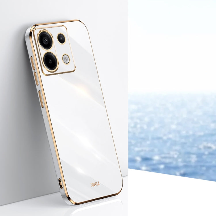 XINLI Straight Edge 6D Electroplate TPU Phone Case