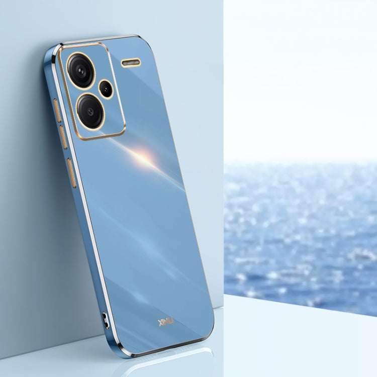 XINLI Straight Edge 6D Electroplate TPU Phone Case
