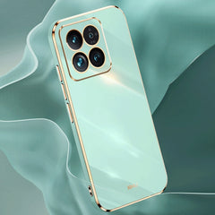 XINLI Straight Edge 6D Electroplate TPU Phone Case