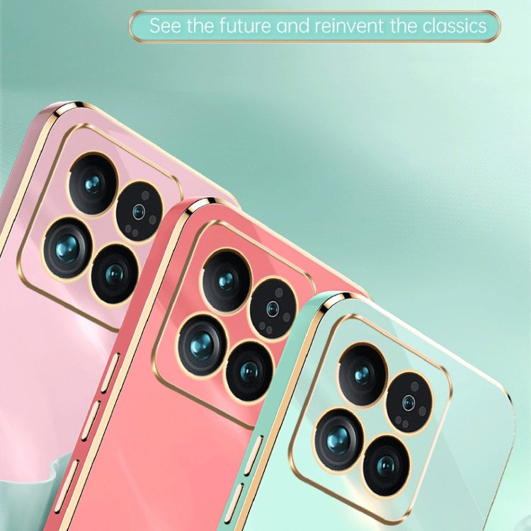XINLI Straight Edge 6D Electroplate TPU Phone Case