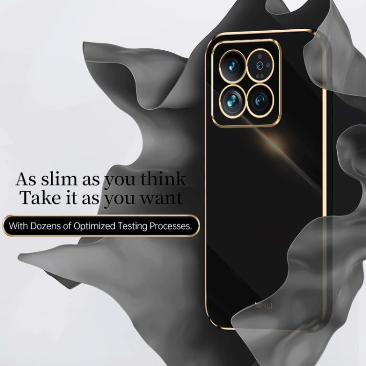XINLI Straight Edge 6D Electroplate TPU Phone Case