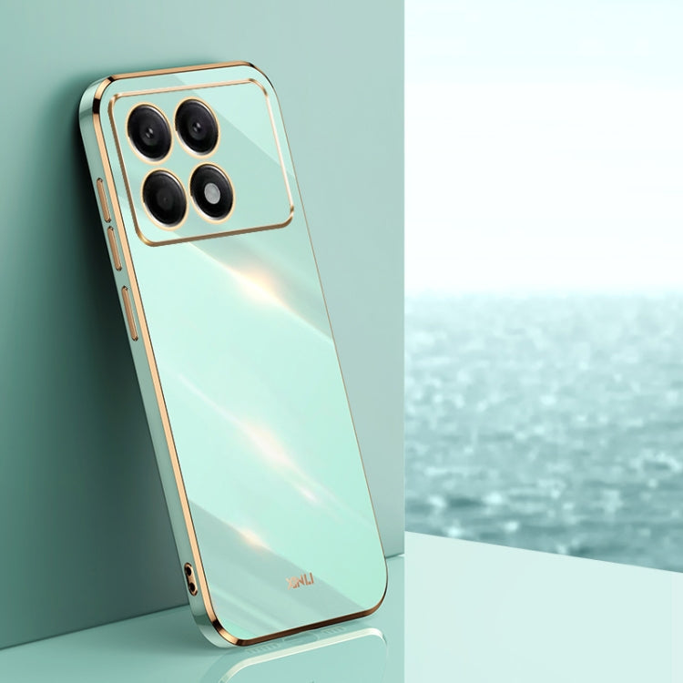 XINLI Straight Edge 6D Electroplate TPU Phone Case