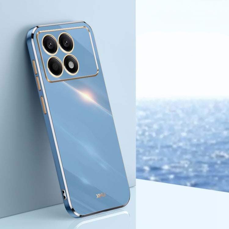 XINLI Straight Edge 6D Electroplate TPU Phone Case