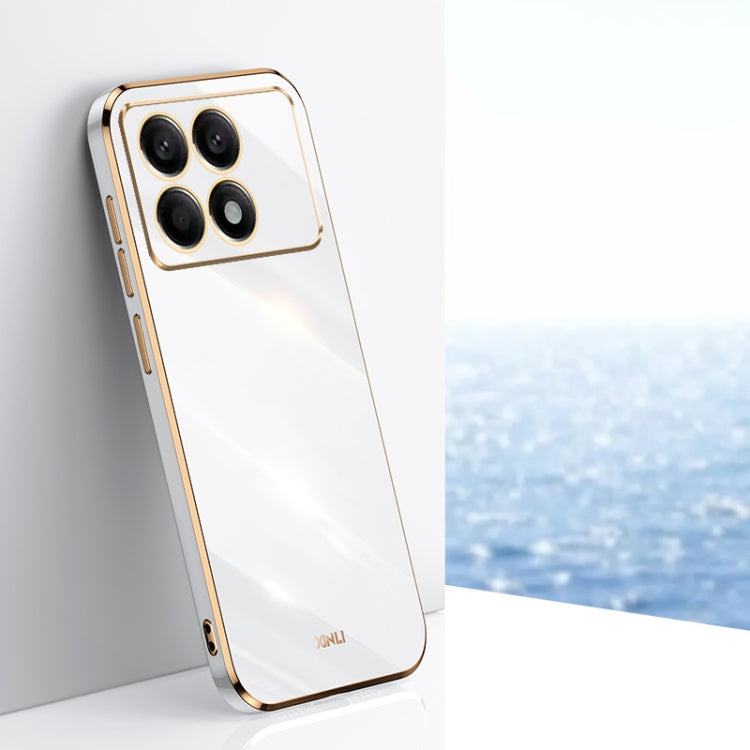 XINLI Straight Edge 6D Electroplate TPU Phone Case