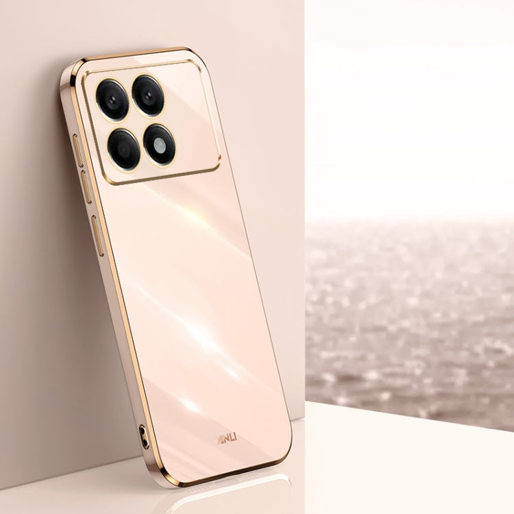 XINLI Straight Edge 6D Electroplate TPU Phone Case