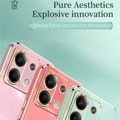 XINLI Straight Edge 6D Electroplate TPU Phone Case