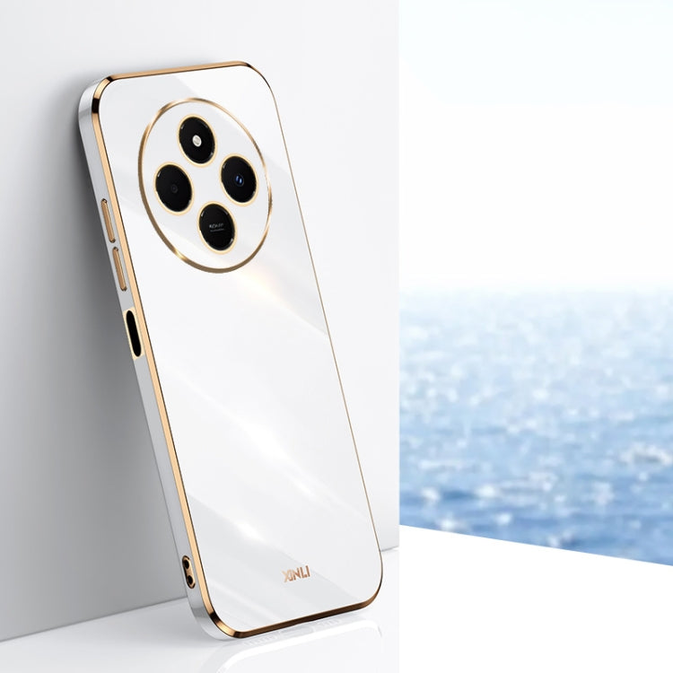 XINLI Straight Edge 6D Electroplate TPU Phone Case