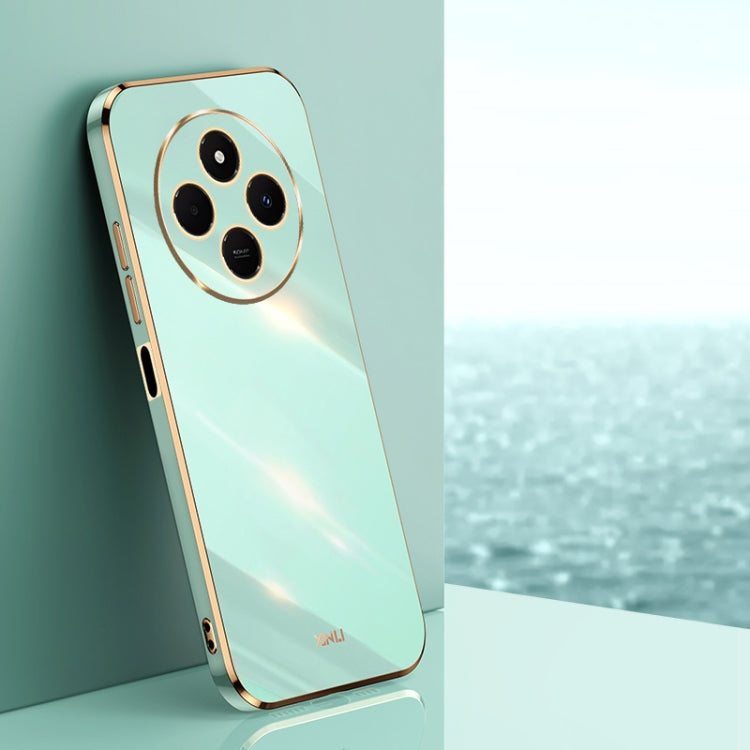 XINLI Straight Edge 6D Electroplate TPU Phone Case