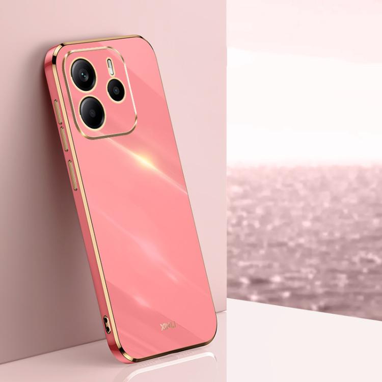 XINLI Straight Edge 6D Electroplate TPU Phone Case