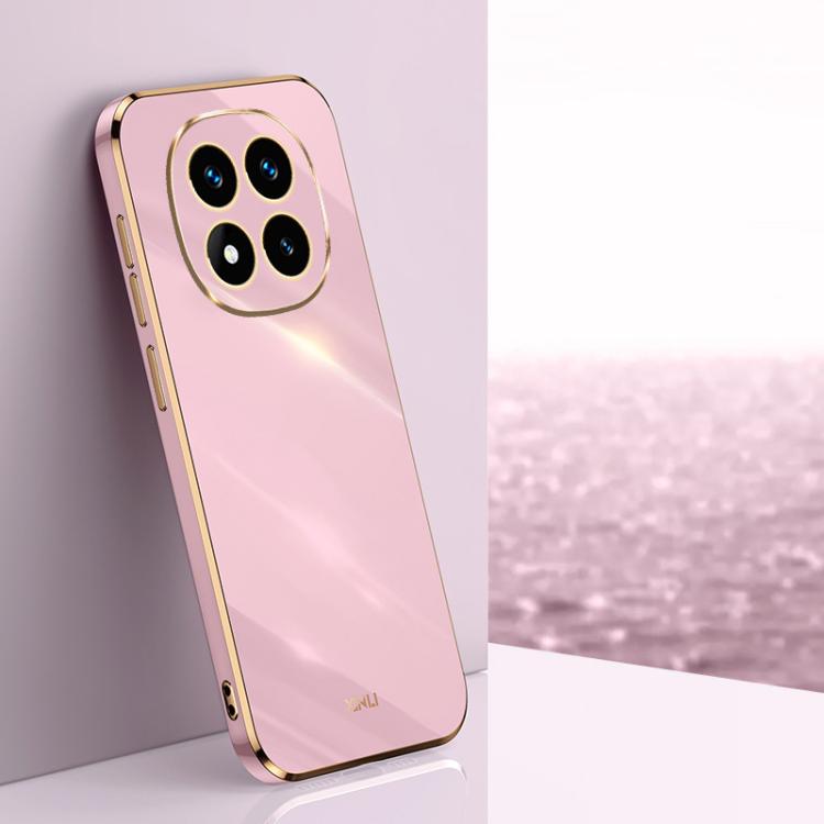 XINLI Straight Edge 6D Electroplate TPU Phone Case