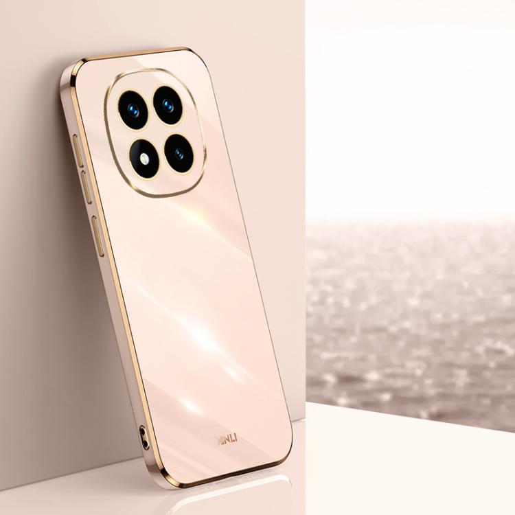 XINLI Straight Edge 6D Electroplate TPU Phone Case
