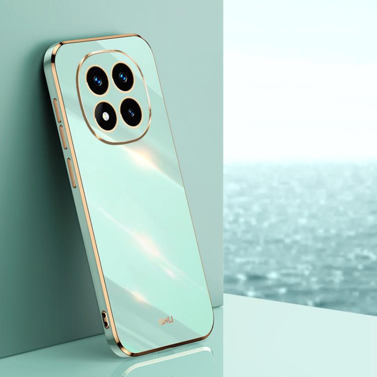 XINLI Straight Edge 6D Electroplate TPU Phone Case