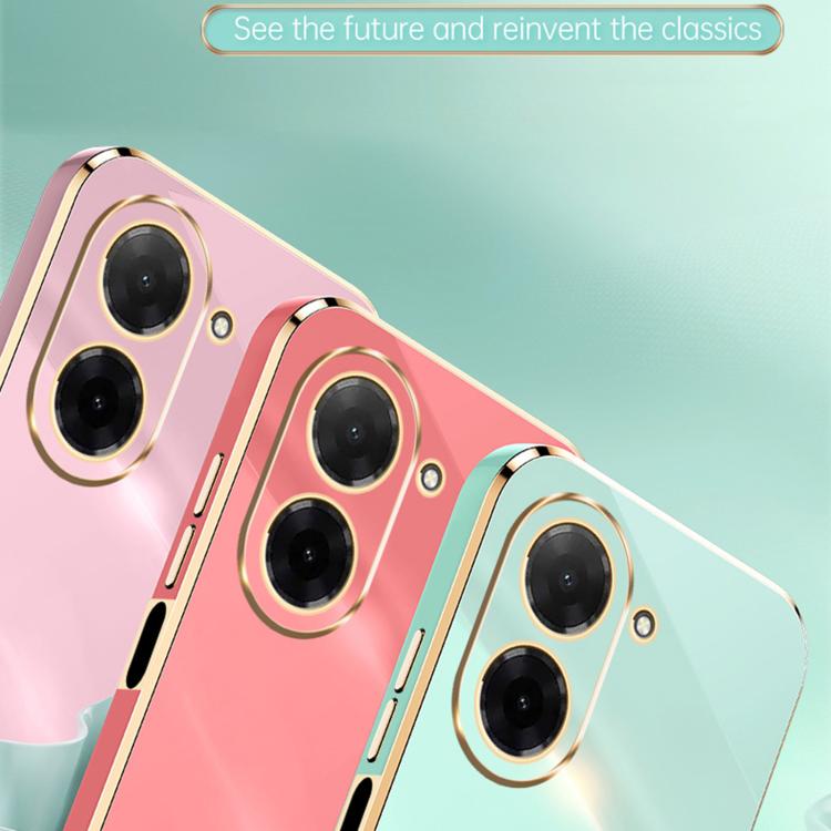 XINLI Straight Edge 6D Electroplate TPU Phone Case