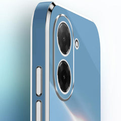 XINLI Straight Edge 6D Electroplate TPU Phone Case