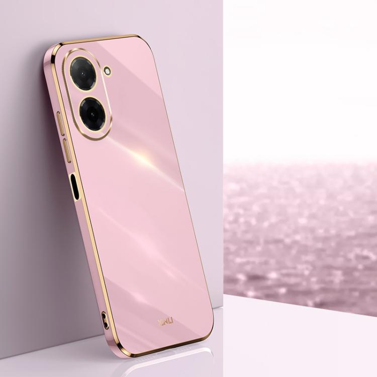 XINLI Straight Edge 6D Electroplate TPU Phone Case