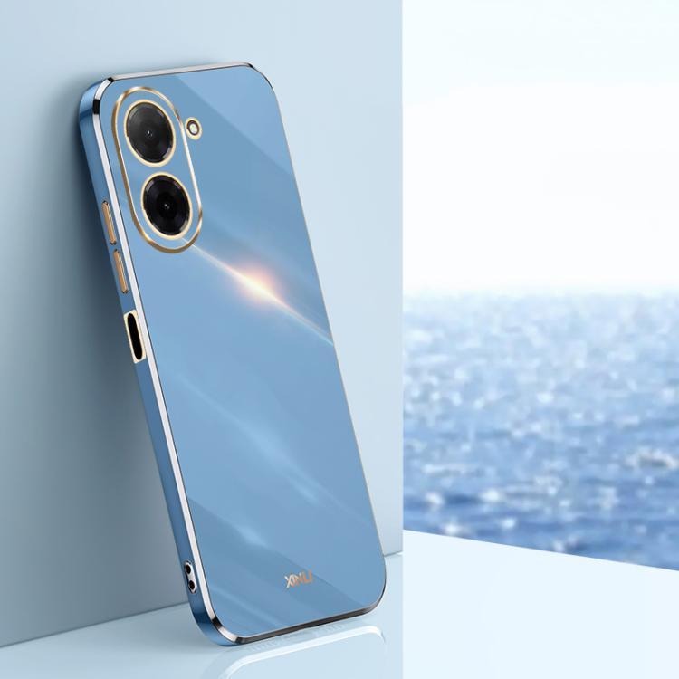 XINLI Straight Edge 6D Electroplate TPU Phone Case
