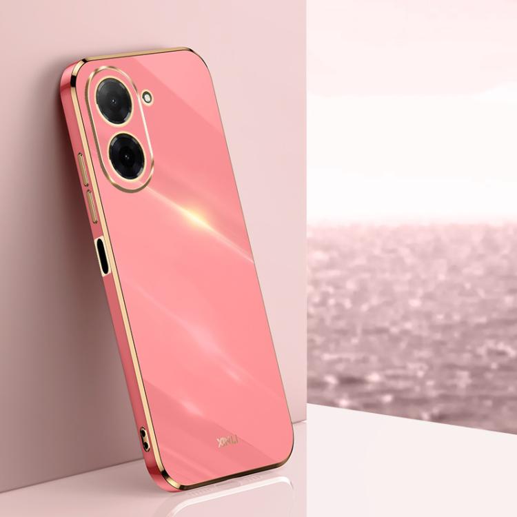 XINLI Straight Edge 6D Electroplate TPU Phone Case
