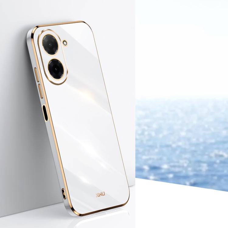 XINLI Straight Edge 6D Electroplate TPU Phone Case