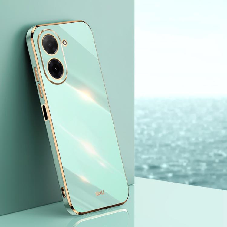 XINLI Straight Edge 6D Electroplate TPU Phone Case