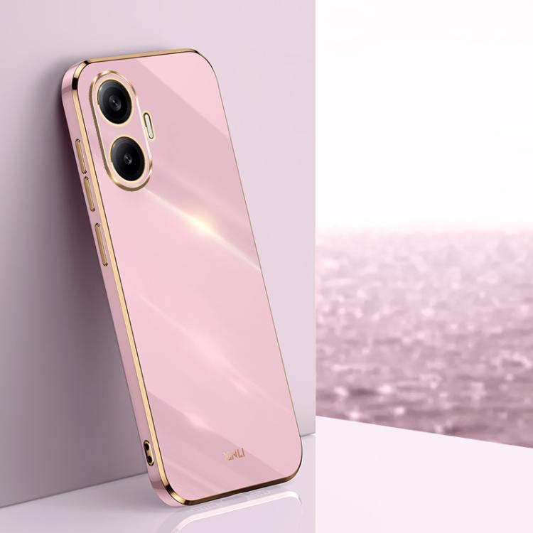 XINLI Straight Edge 6D Electroplate TPU Phone Case